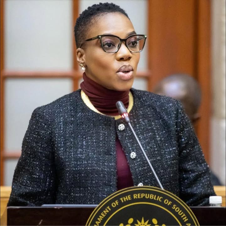 Speaking at public event